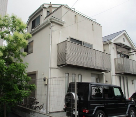 調布市 外壁・屋根塗装施工事例 施工前