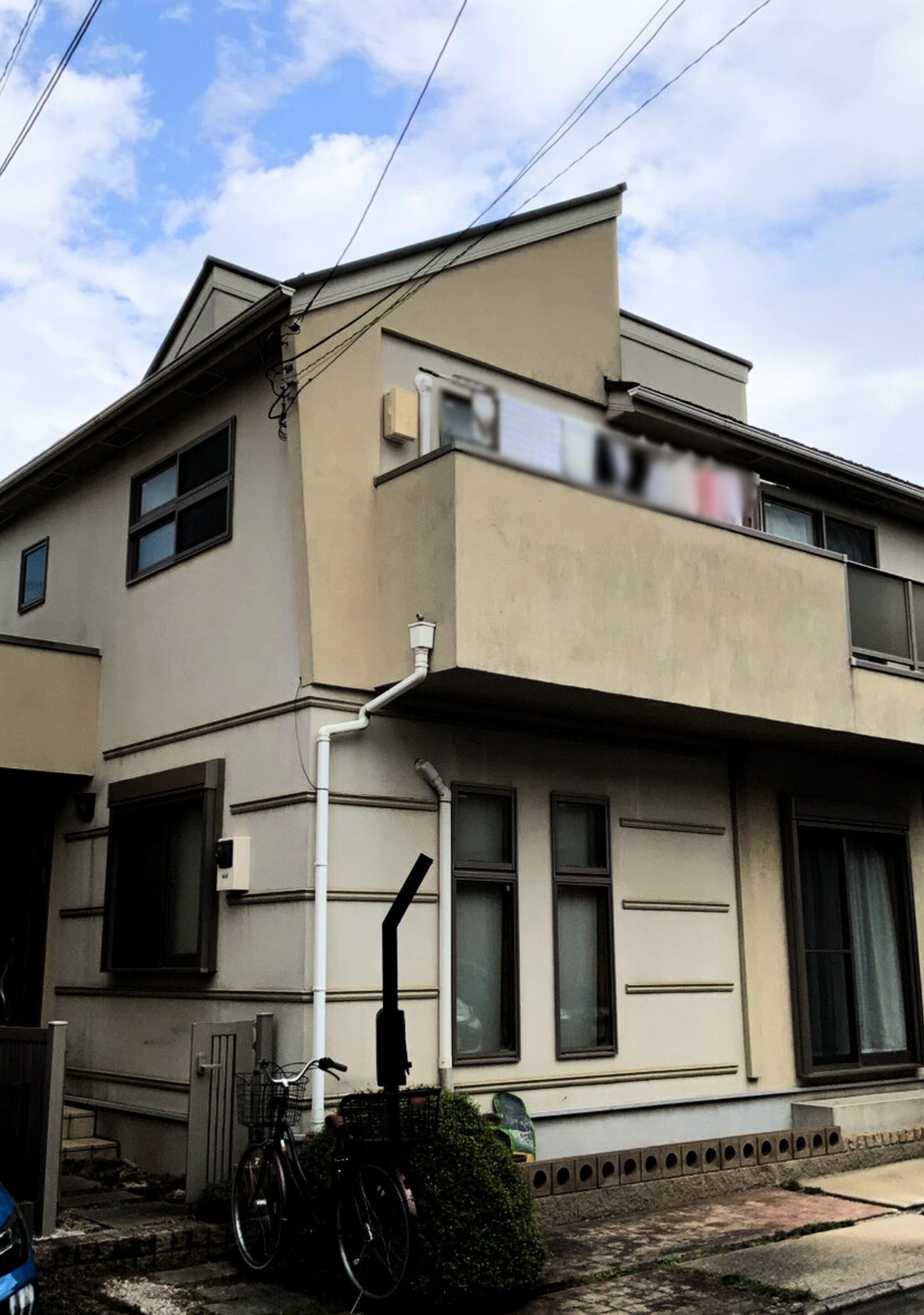 練馬区 外壁塗装屋根カバー工法施工事例 施工前