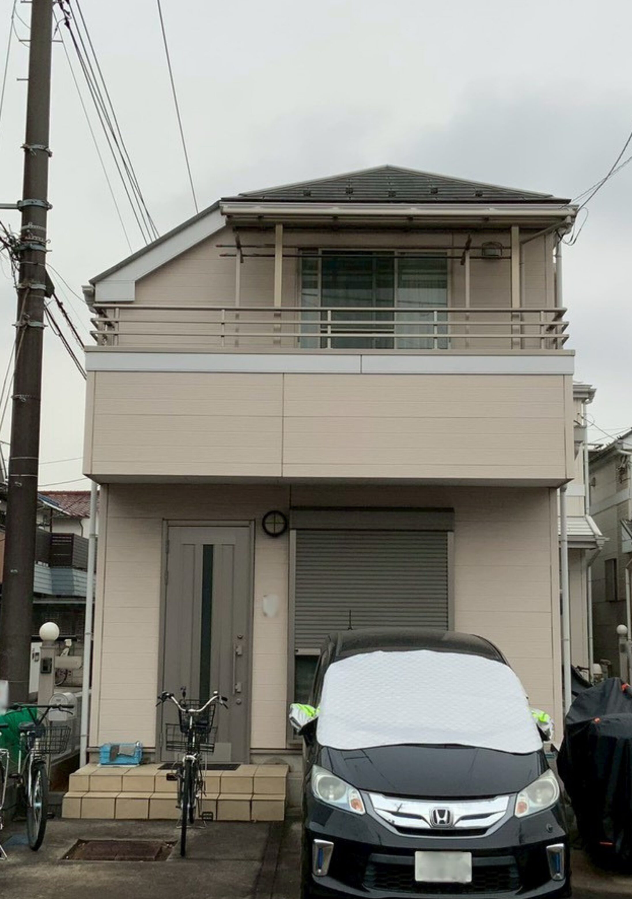 杉並区 外壁塗装屋根塗装施工事例 施工前
