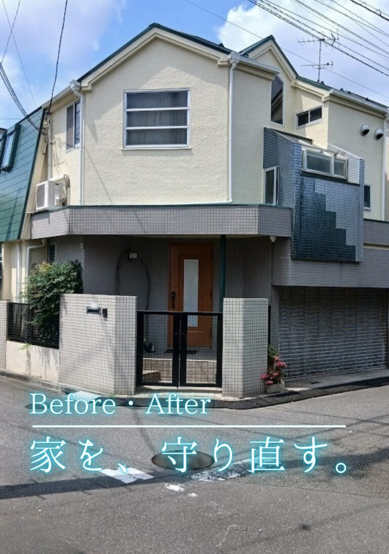 調布市 外壁塗装屋根塗装施工事例 アイキャッチ