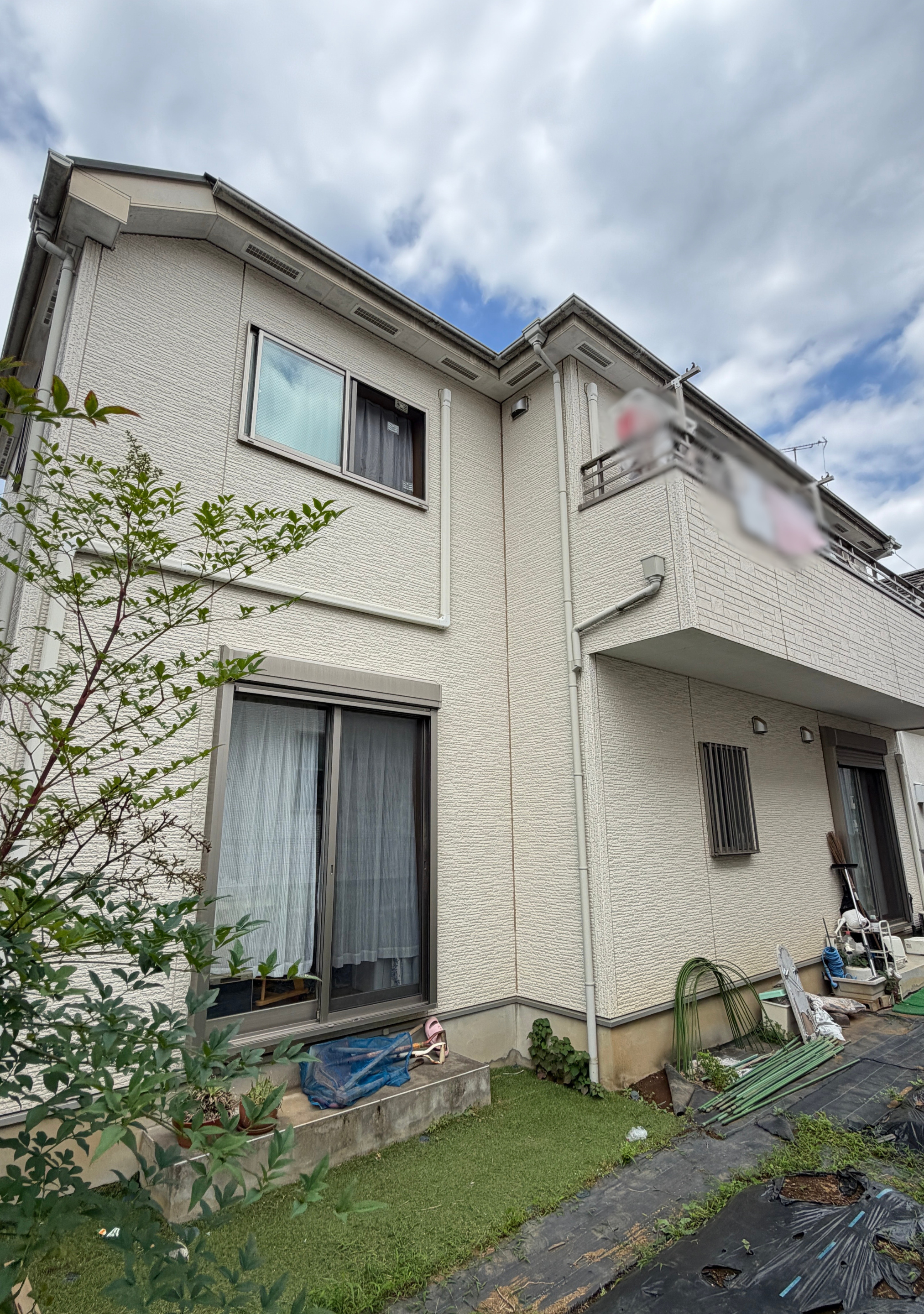 杉並区 外壁塗装屋根塗装施工事例 施工前
