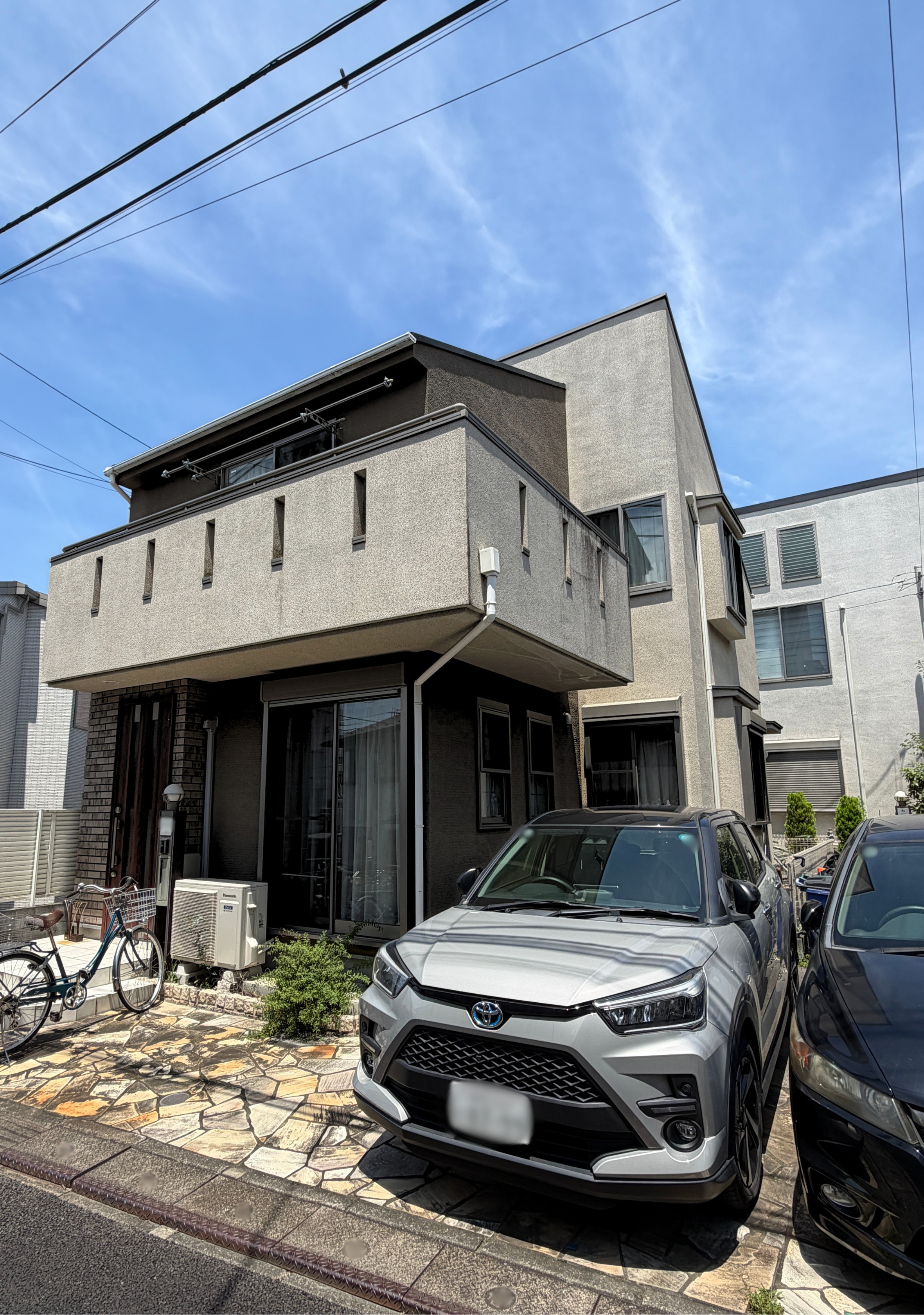 目黒区 外壁塗装屋根塗装施工事例 施工前