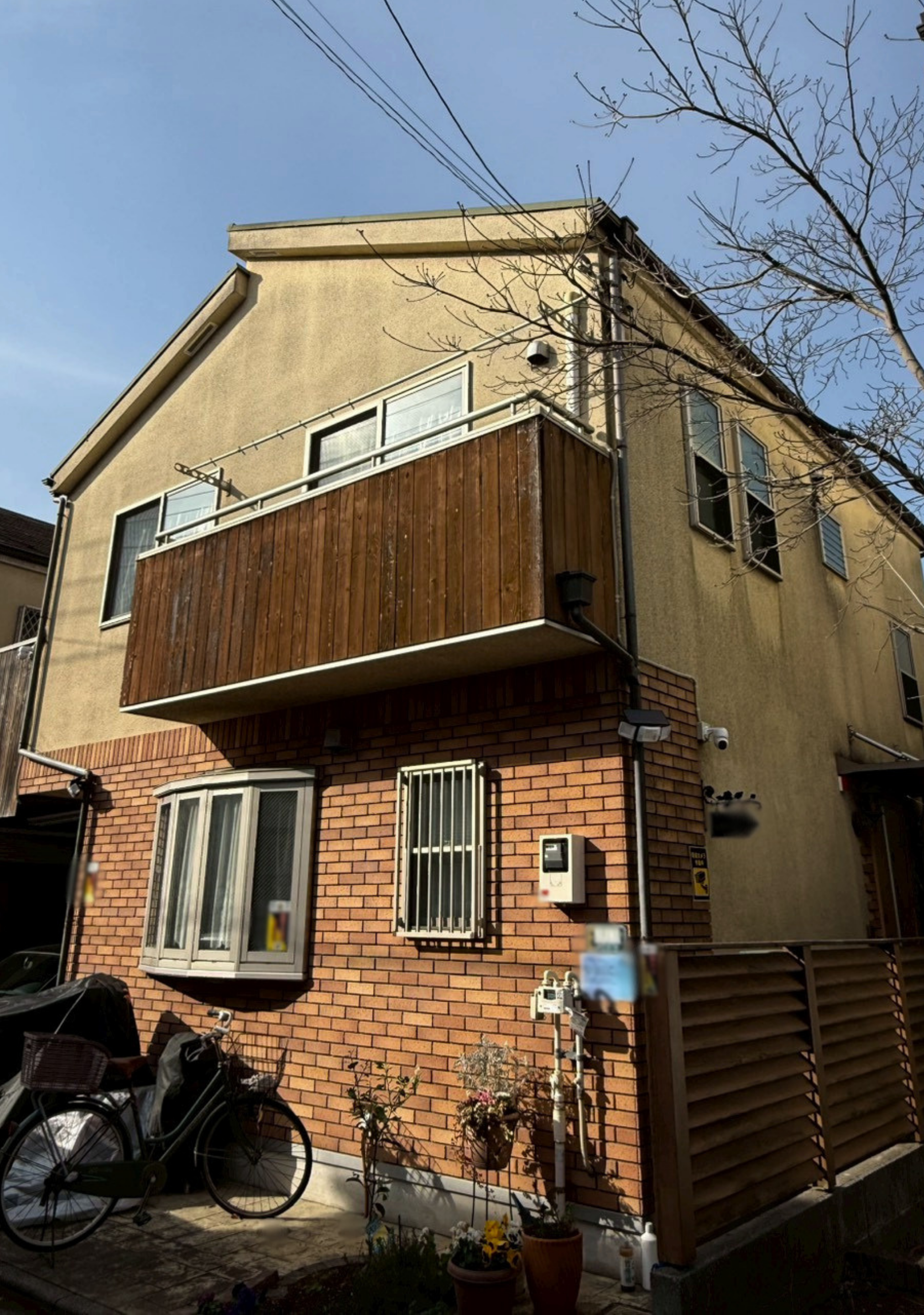 目黒区 外壁塗装屋根カバー工法施工事例 施工前