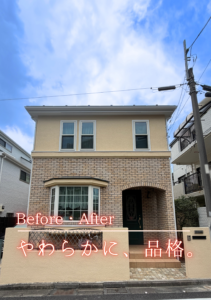 調布市　外壁塗装屋根塗装施工事例　アイキャッチ　