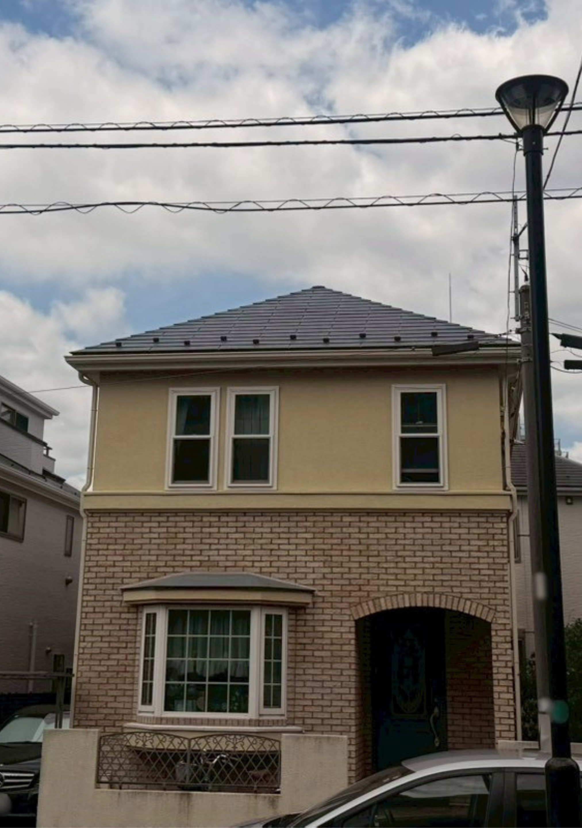 調布市 外壁塗装屋根塗装施工事例 施工前