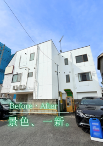 世田谷区　外壁塗装屋根塗装施工事例　アイキャッチ