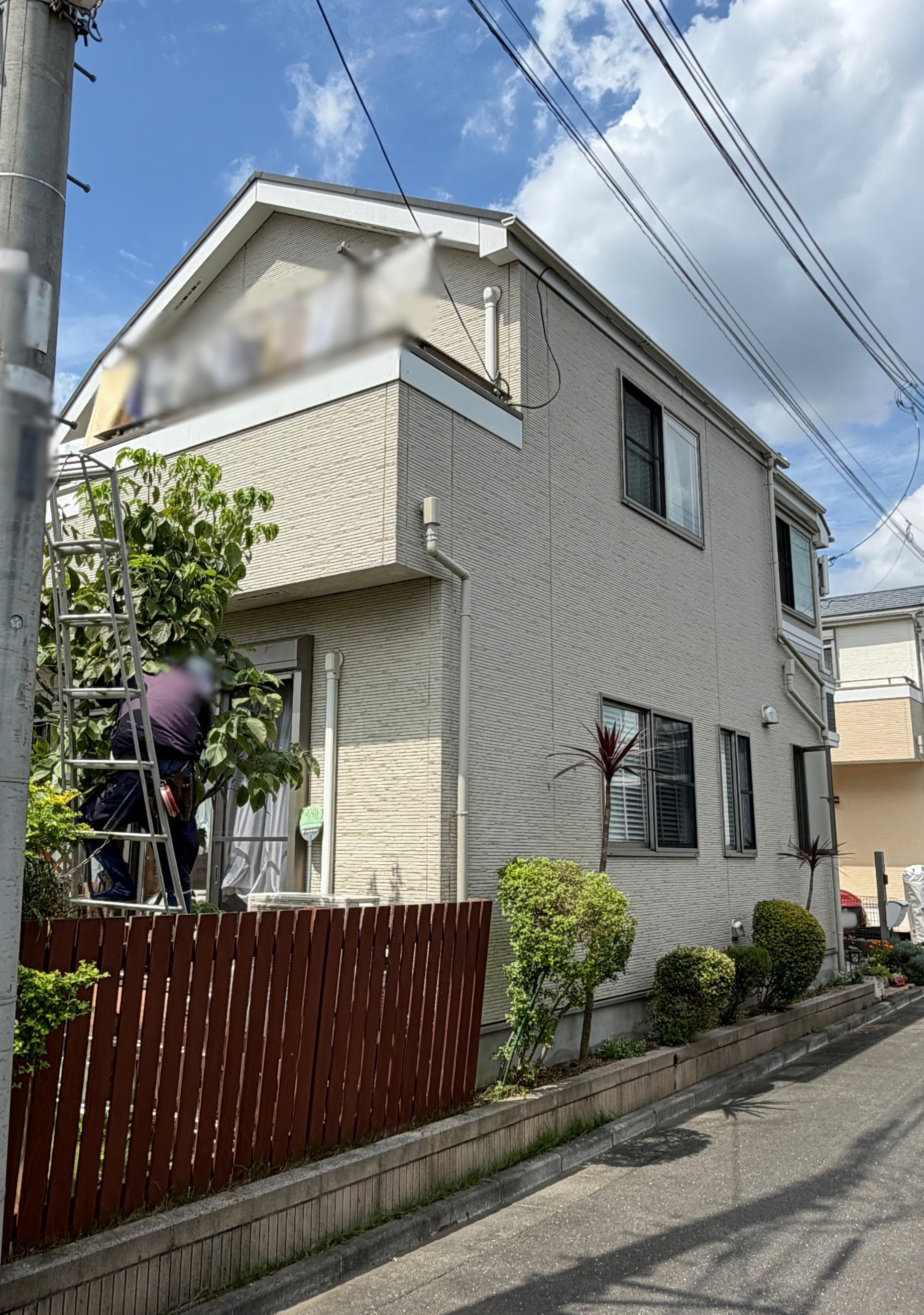 西東京市 外壁塗装屋根塗装施工事例 施工前