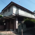 調布市　外壁塗装施工事例　施工前