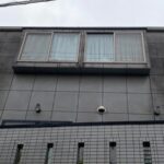 調布市　外壁シャッター塗装屋上防水施工事例　施工前