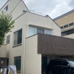 目黒区　外壁屋根塗装施工事例　施工前