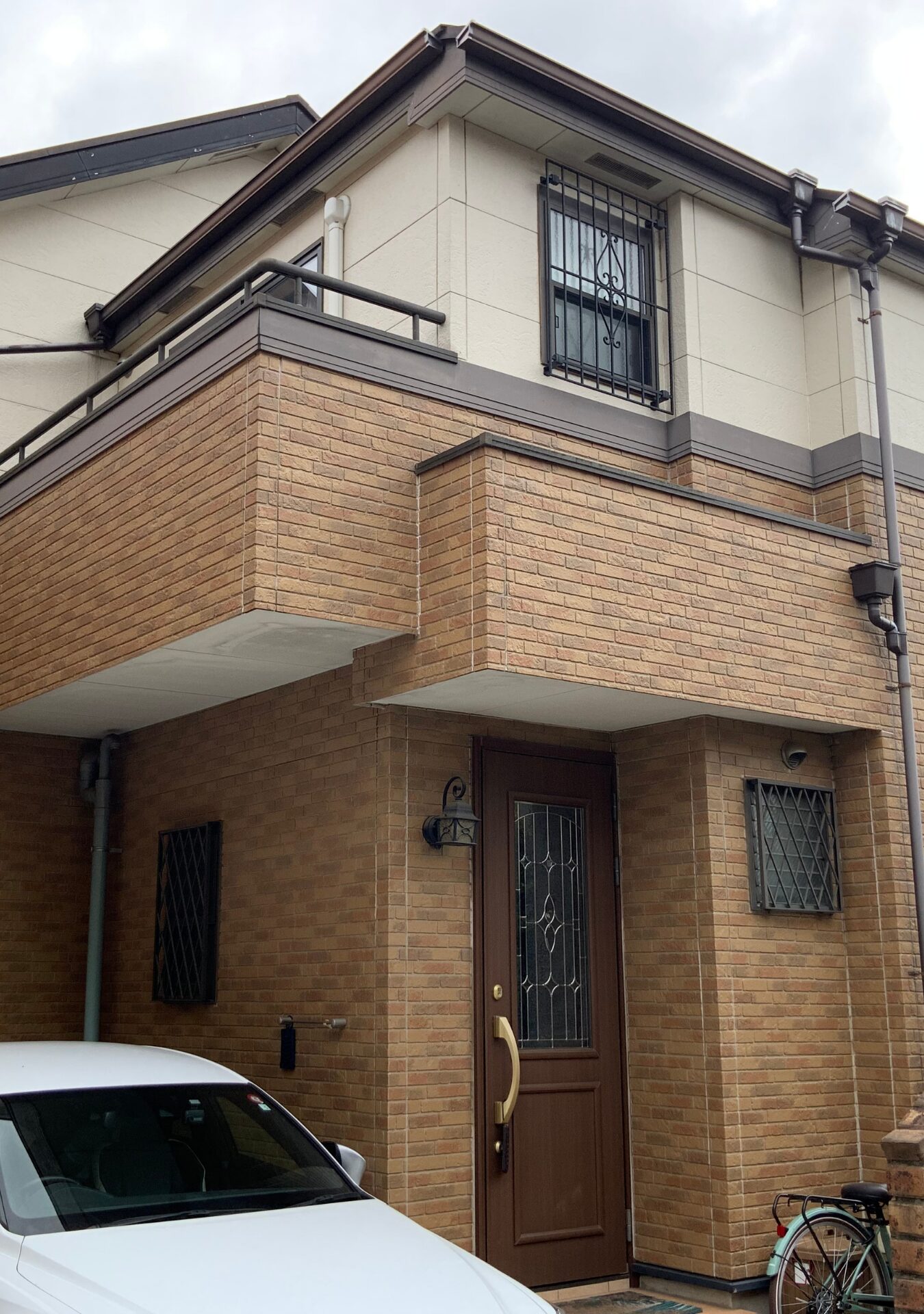 目黒区　外壁塗装施工事例　施工前