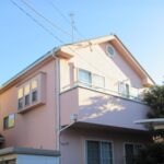 目黒区　外壁屋根塗装ベランダ防水施工事例　施工前