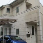 国立市　外壁屋根塗装施工事例　施工前