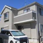 調布市　外壁屋根塗装施工事例　施工前