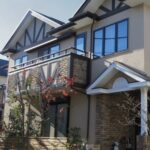 練馬区 外壁屋根塗装施工事例 施工前