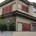 練馬区　外壁塗装塀塗装施工事例　施工前