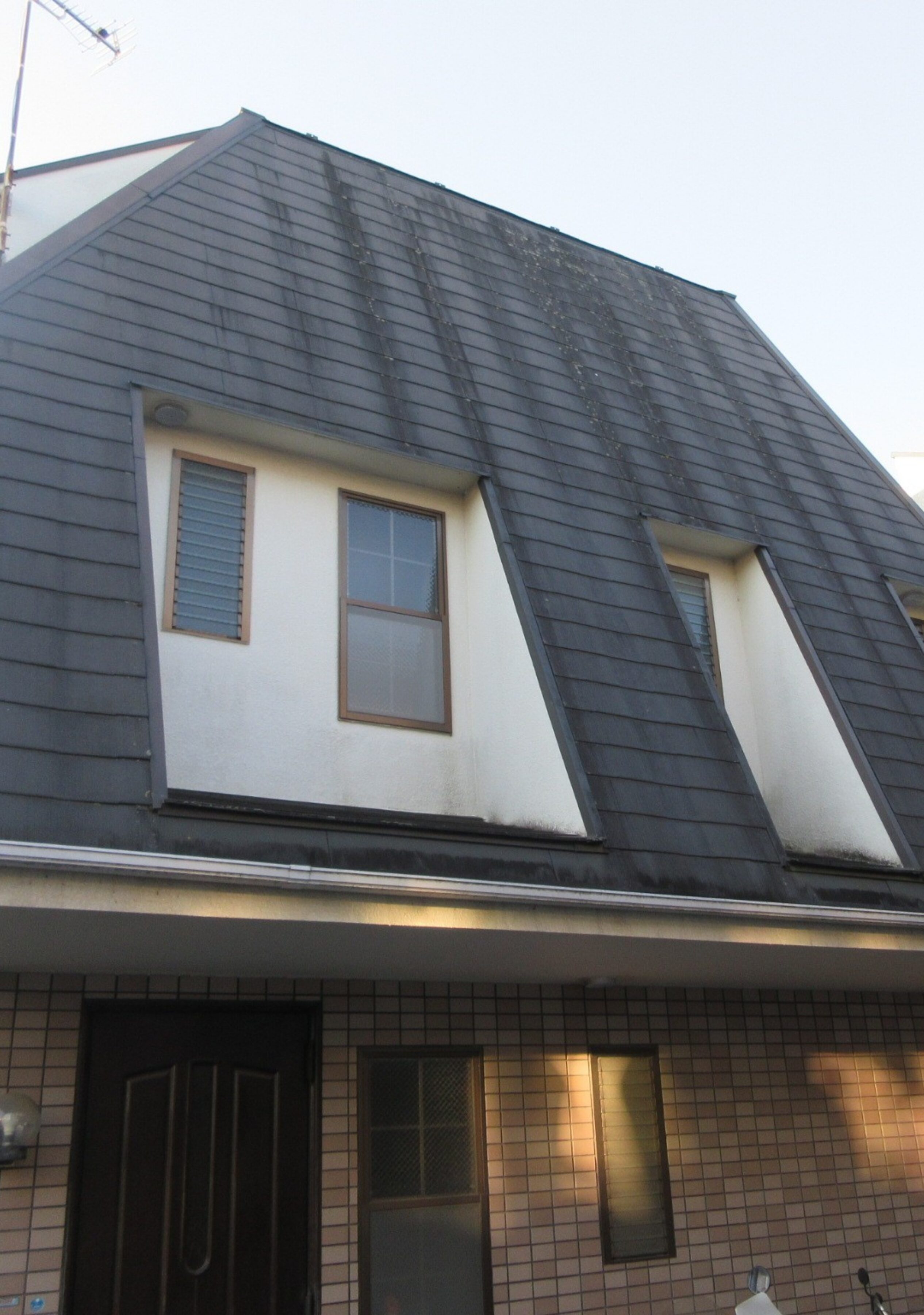 国立市 外壁屋根塗装施工事例 施工前