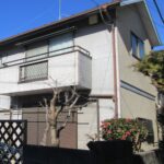 杉並区　外壁屋根塗装ベランダ防水施工事例　施工前