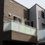 杉並区　外壁屋根塗装ベランダ防水施工事例　施工前