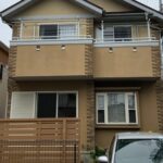 国立市　外壁屋根塗装施工事例　施工前