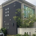 目黒区　外壁塗装屋上防水施工事例　施工前