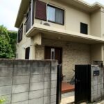 品川区　外壁屋根塗装施工事例　施工前