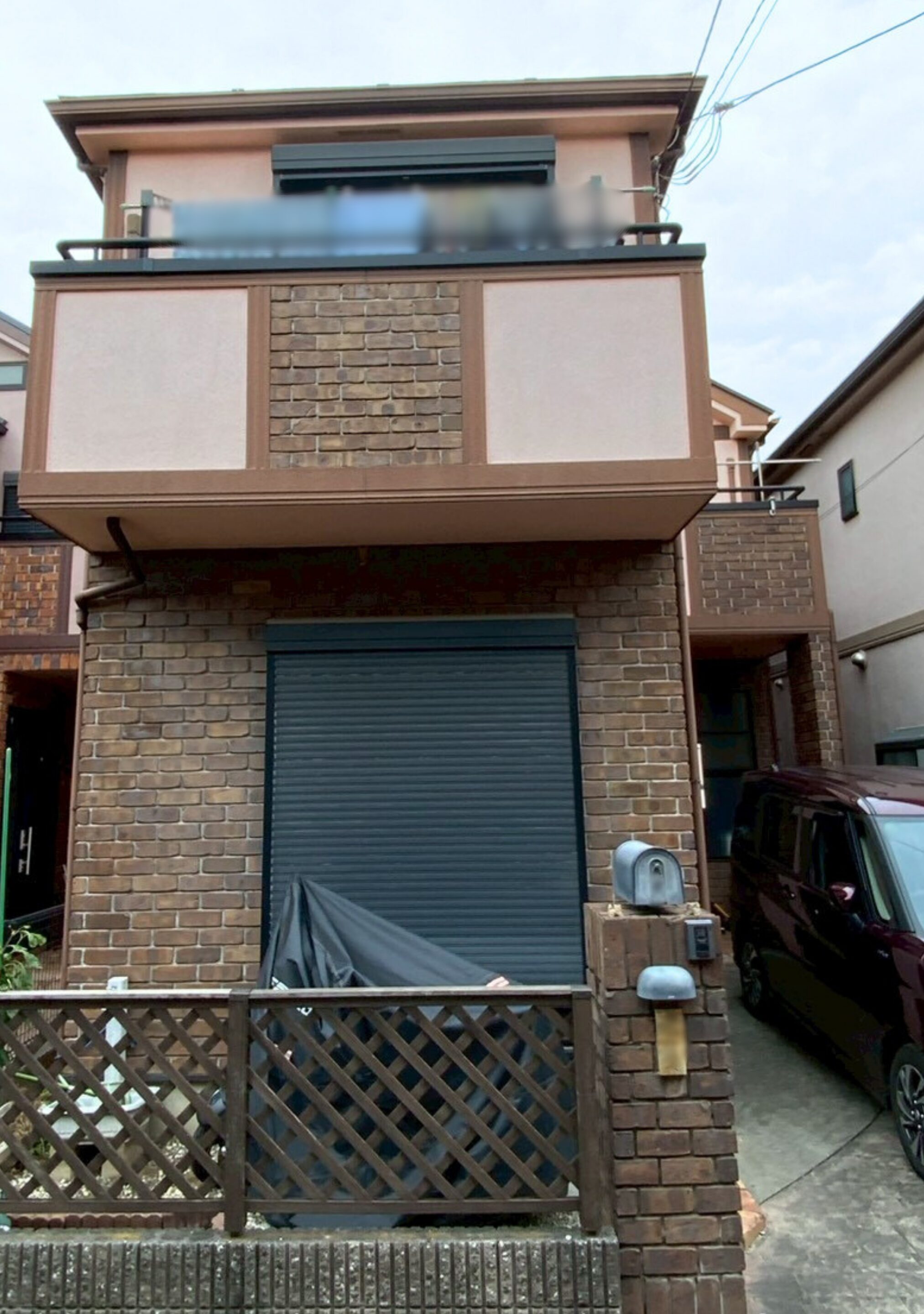 世田谷区 外壁屋根塗装施工事例 施工前