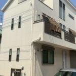 杉並区　外壁屋根塗装施工事例　施工前