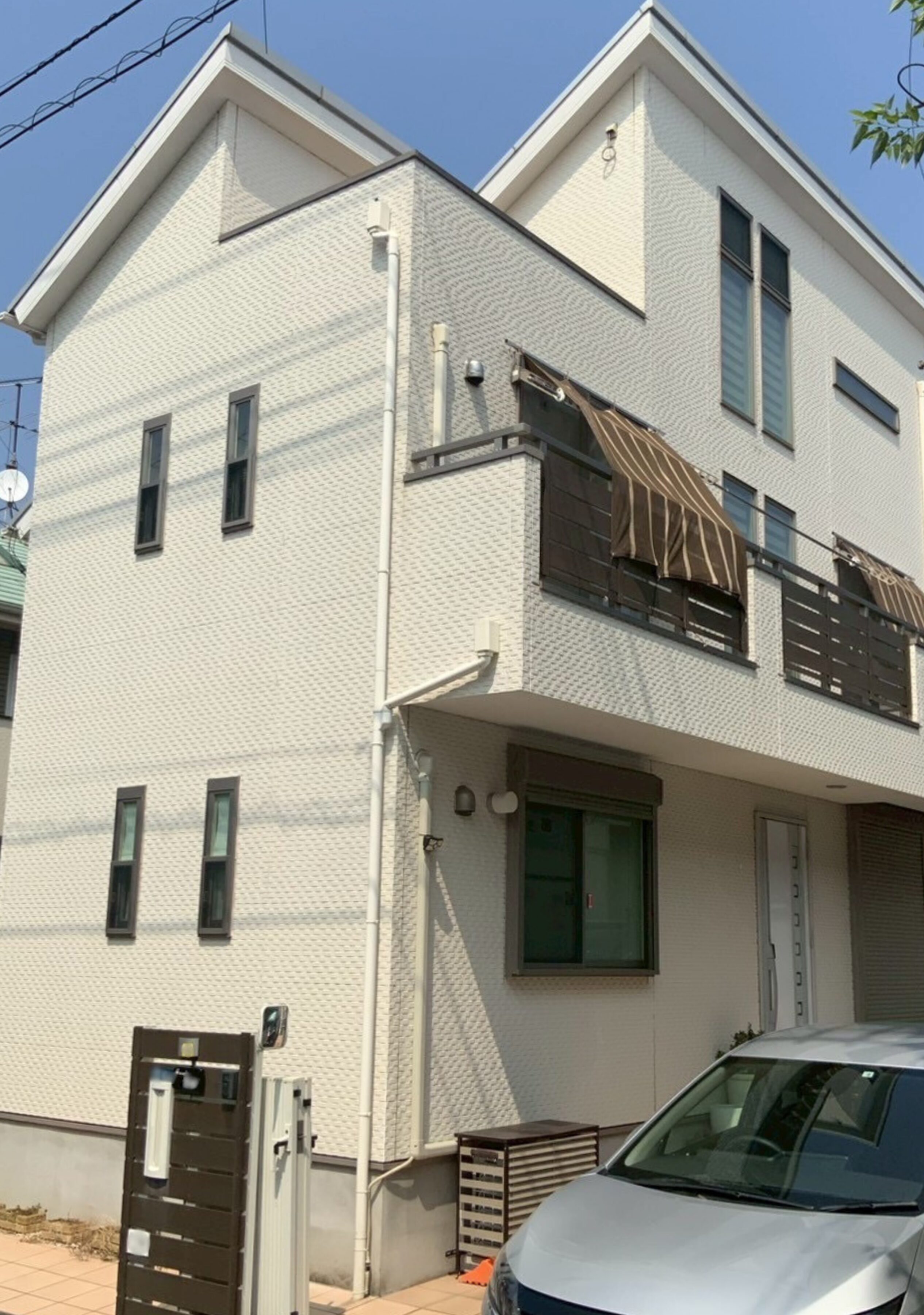 杉並区 外壁屋根塗装施工事例 施工前